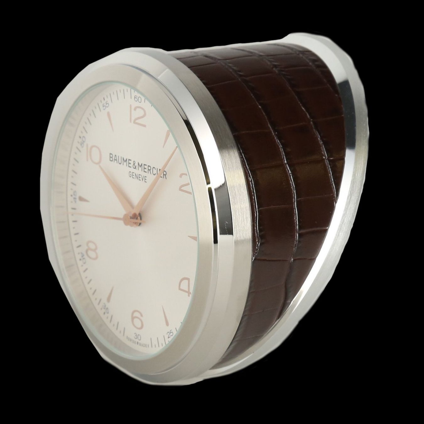 Baume & Mercier Orologi: Baume & Mercier Clifton Table Clock neuf – Nuovo e nell'imballaggio originale da Plan-les-Ouates venduto da de_lia 3