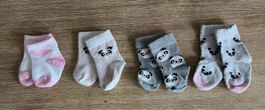 Gr.10-12, 4 Paar Socken Newborn