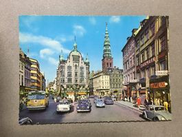 AK Dänemark Kopenhagen alte Autos Stadtbus