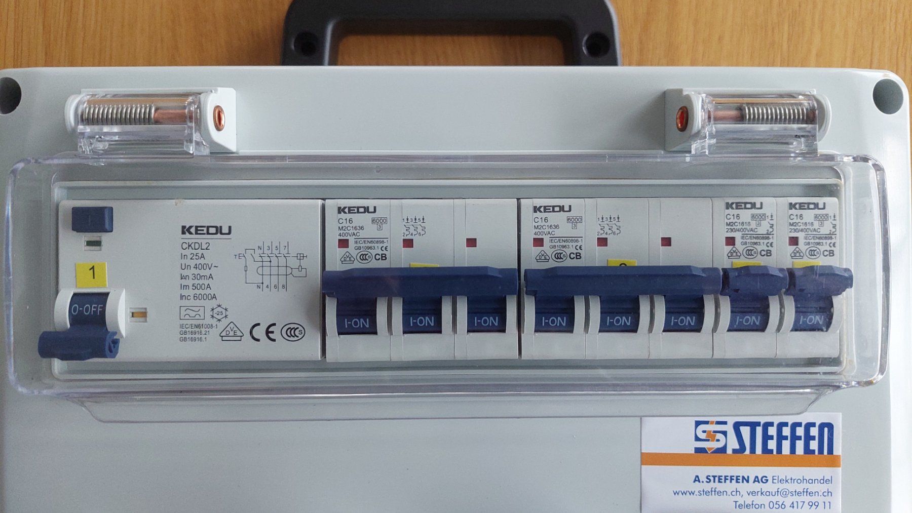 Elettrotecnica: Steffen Stromverteiler CEE16 / IP44 NEU! – Nuovo e nell'imballaggio originale da Schongau venduto da lanobe 3