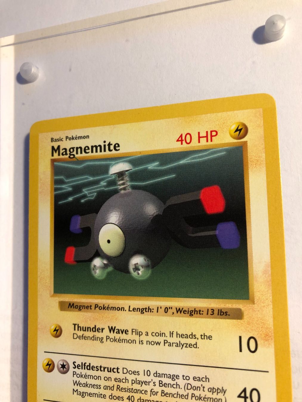 Sammelbilder & Trading cards: Magnemite Base Set Shadowless - MINT - ab 1.- – Gebraucht aus Giubiasco von dan_pr8b 3