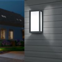 LED Aussen Wandleuchte, Rechteckig, IP54