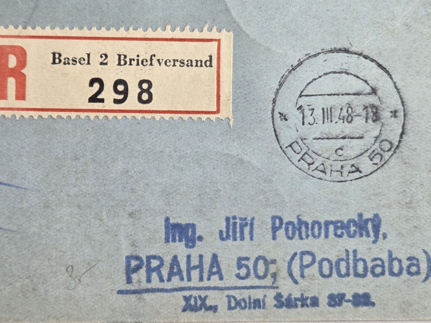 Tutti i francobolli: Drucksache 1948 5 Marken auf Rückseite – Usato da Buttikon venduto da billigJackob 5