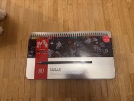 Caran d'Ache Pablo Farbstifte 80 Farben Metallbox neu