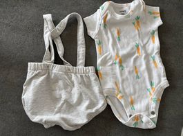 Ensemble 3mois, lapin/ carottes