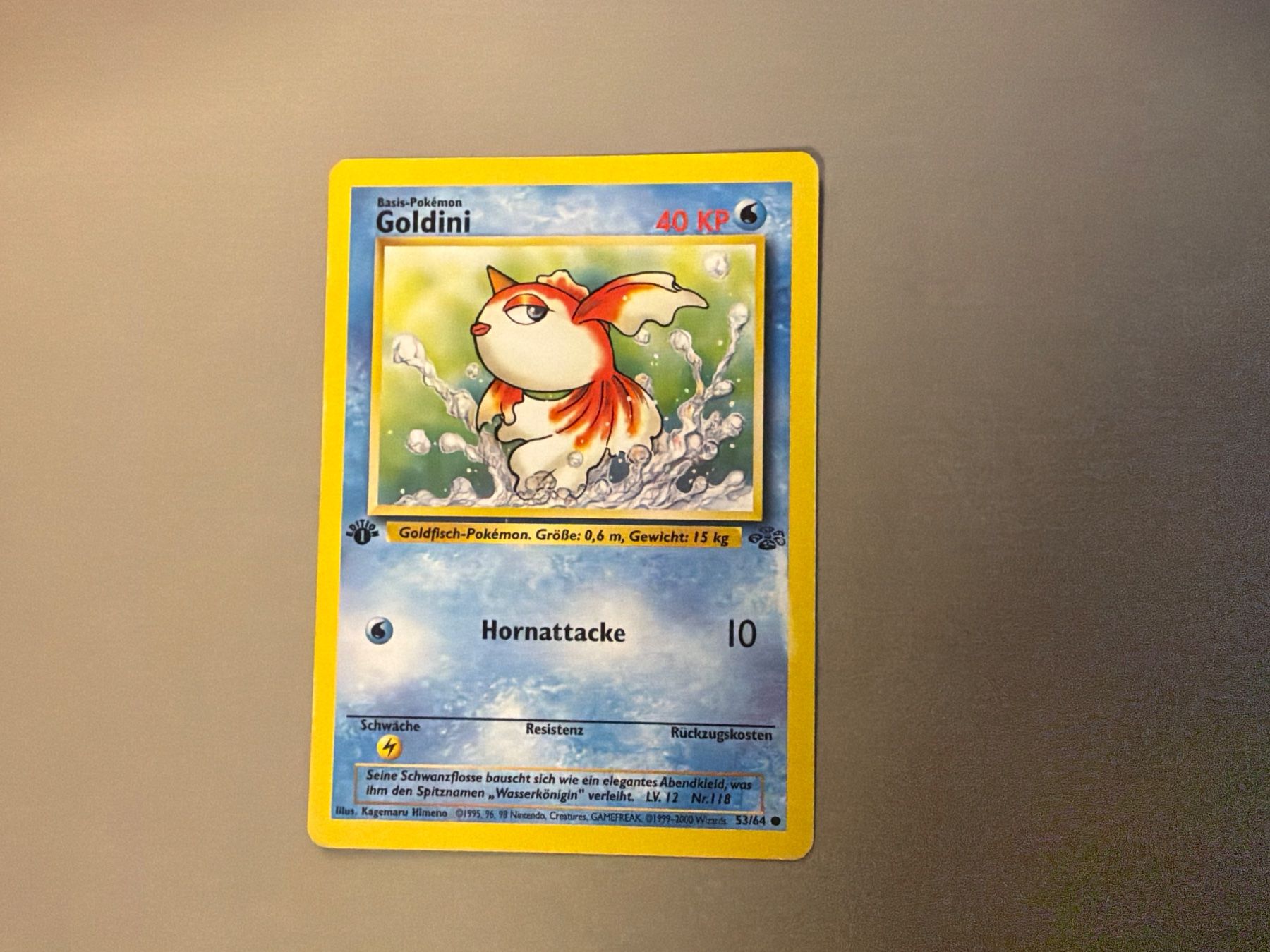 Pokémon Sammelbilder & Trading cards: Goldini 1.st Edition- Dschungel – Gebraucht aus Kehrsatz von Riyouu