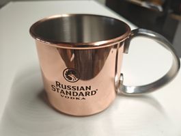 Wodka Becher Russian Standard Kupferoptik