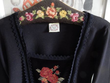 Pulli    Samt/Bw/Zellulose   *  COUNTRY LADY  *   M     neu