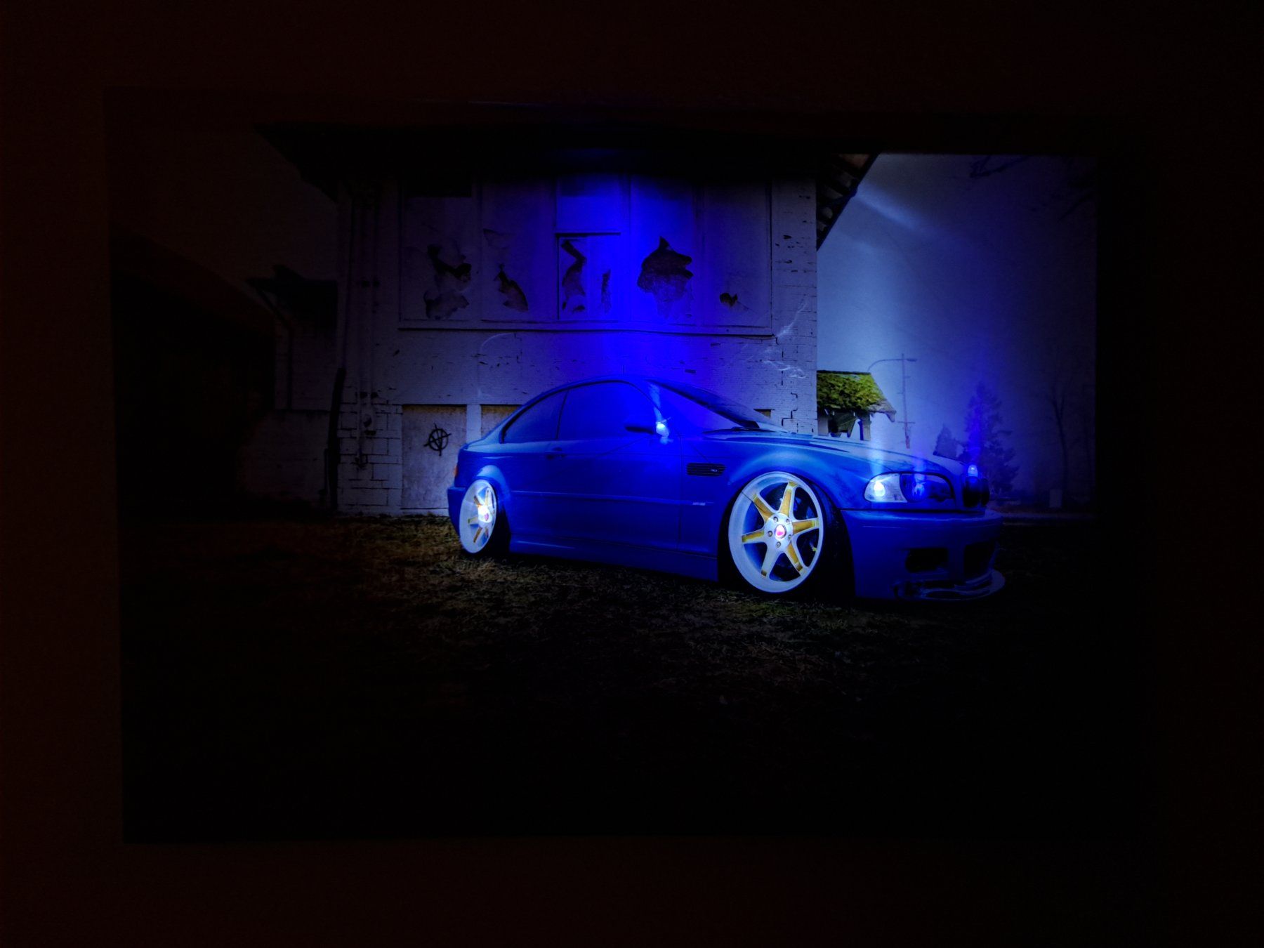 Foto & Immagini: BMW M3 e46 blau LED Kunstbild – Nuovo e nell'imballaggio originale da Kilchberg ZH venduto da ruedi34 2