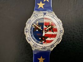 AMERICAN DREAM Swatch Midi Aqua Chrono - von  1995