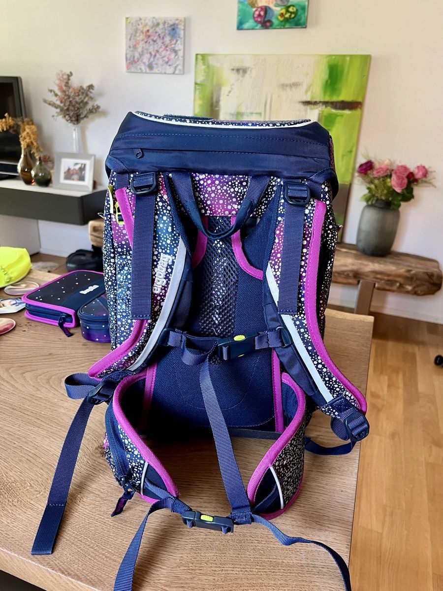 Ergobag Borse & Zaini: Ergobag Cube Schulrucksack Bärlaxy Set mit LED Zippies – Usato da Meggen venduto da leh_z2gf 4