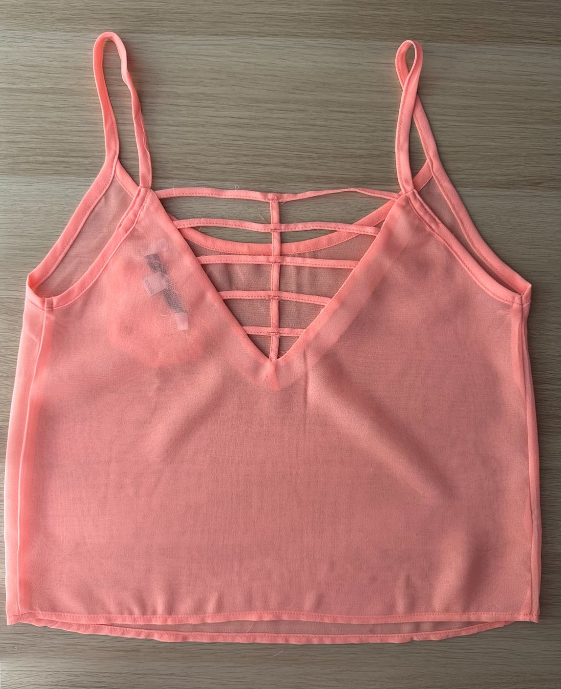Tally Weijl Top: Taille 34 - Crop top - Saumon fluo - Tally Weijl – Usato da Genève venduto da Reveur 1
