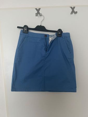 Hochwertiger Camaieu-Rock (blau, Gr. 40, Minirock,