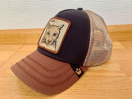 GOORIN BROS TRUCKER HAT COUGAR Basecap Cap Mesh Hut Kappe