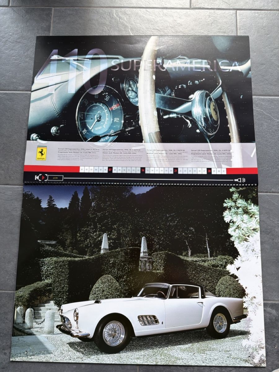 Ferrari Kalender: Original Ferrari Kalender 2007 – Gebraucht aus Wolfwil von Rolex1 2