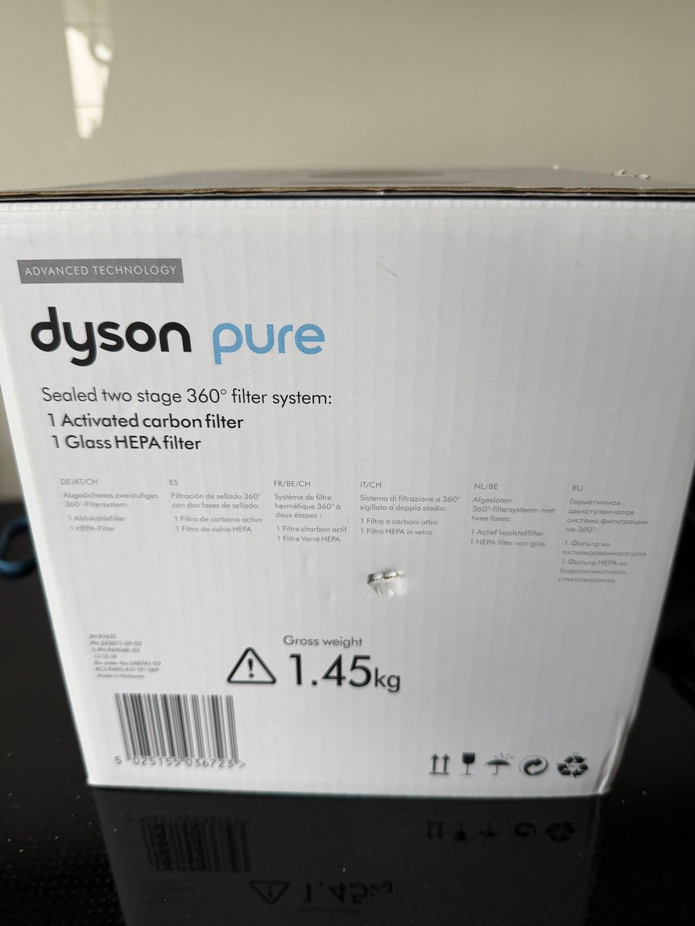 Dyson Lüftung: Dyson Glass Hepa & Inner Carbon Filter – Neu und originalverpackt aus Zollikerberg von vallicip 3