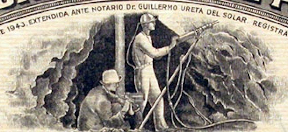 Dokumente: Consorcio Minero del Peru SA, Lima - 1944 – Gebraucht aus Solothurn von Sgasche 1