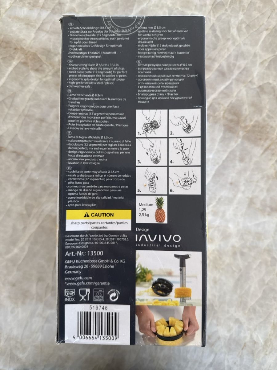 Küchengeräte: GEFU Professional Pineapple Slicer new – Neu und originalverpackt aus Farnern von allthingspreloved 2