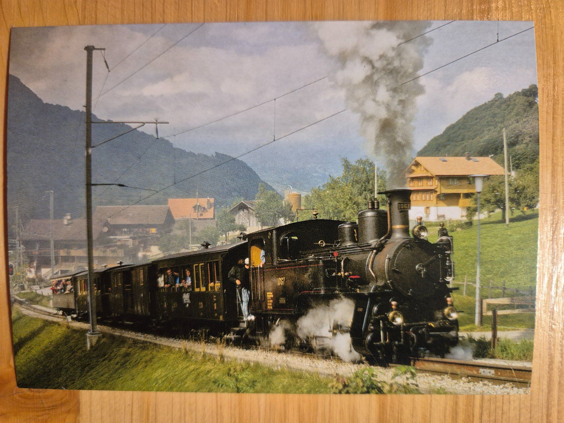 Cartoline postali: Ballenberg-Dampfbahn - HG 3/3 1067, Lungern – Nuovo (secondo la descrizione) da St-Léonard venduto da thipif