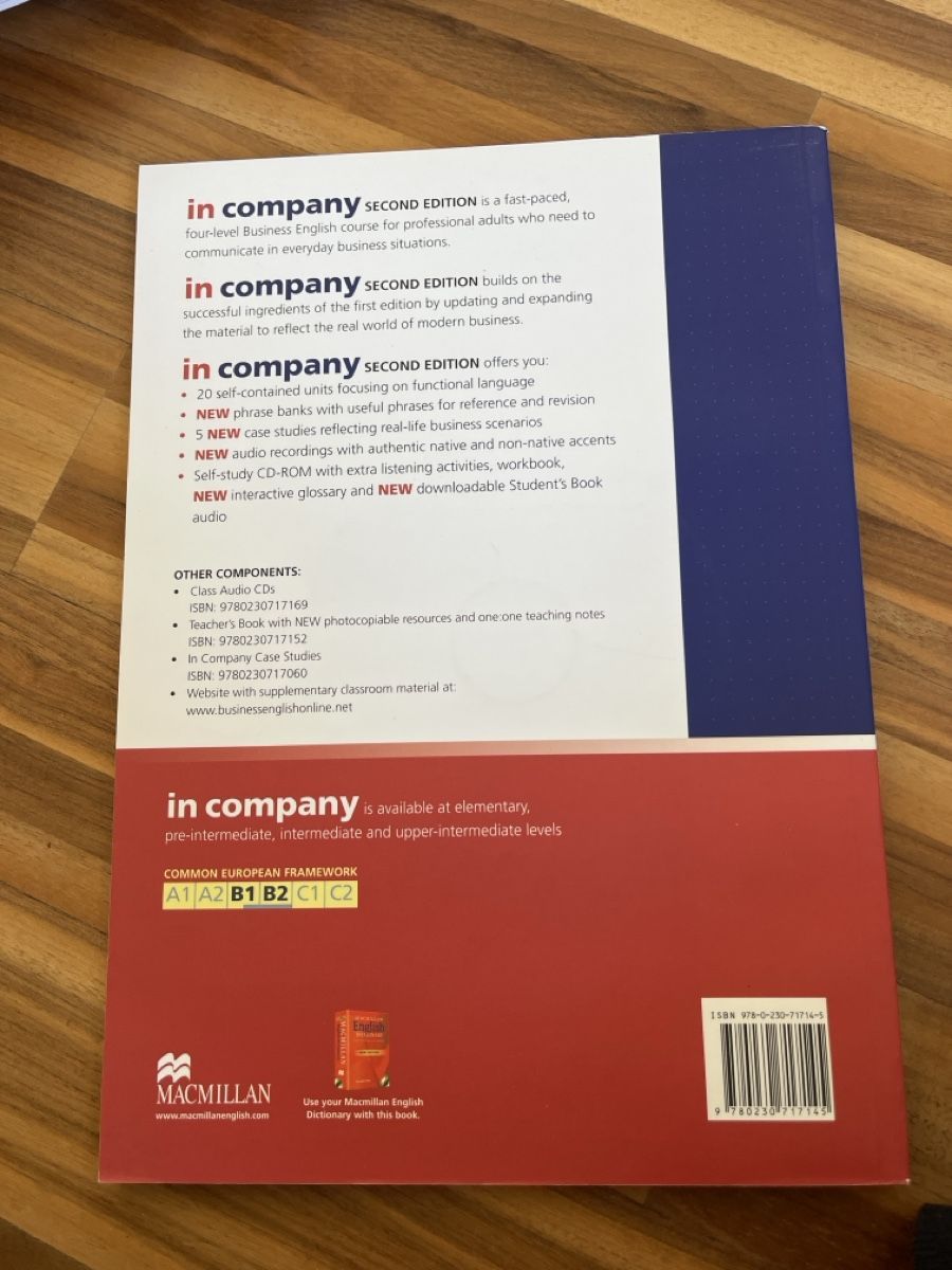 Libri: In Company Intermediate B1-B2, Second Edition mit CD! – Nuovo (secondo la descrizione) da Killwangen venduto da florianschneider6789 1