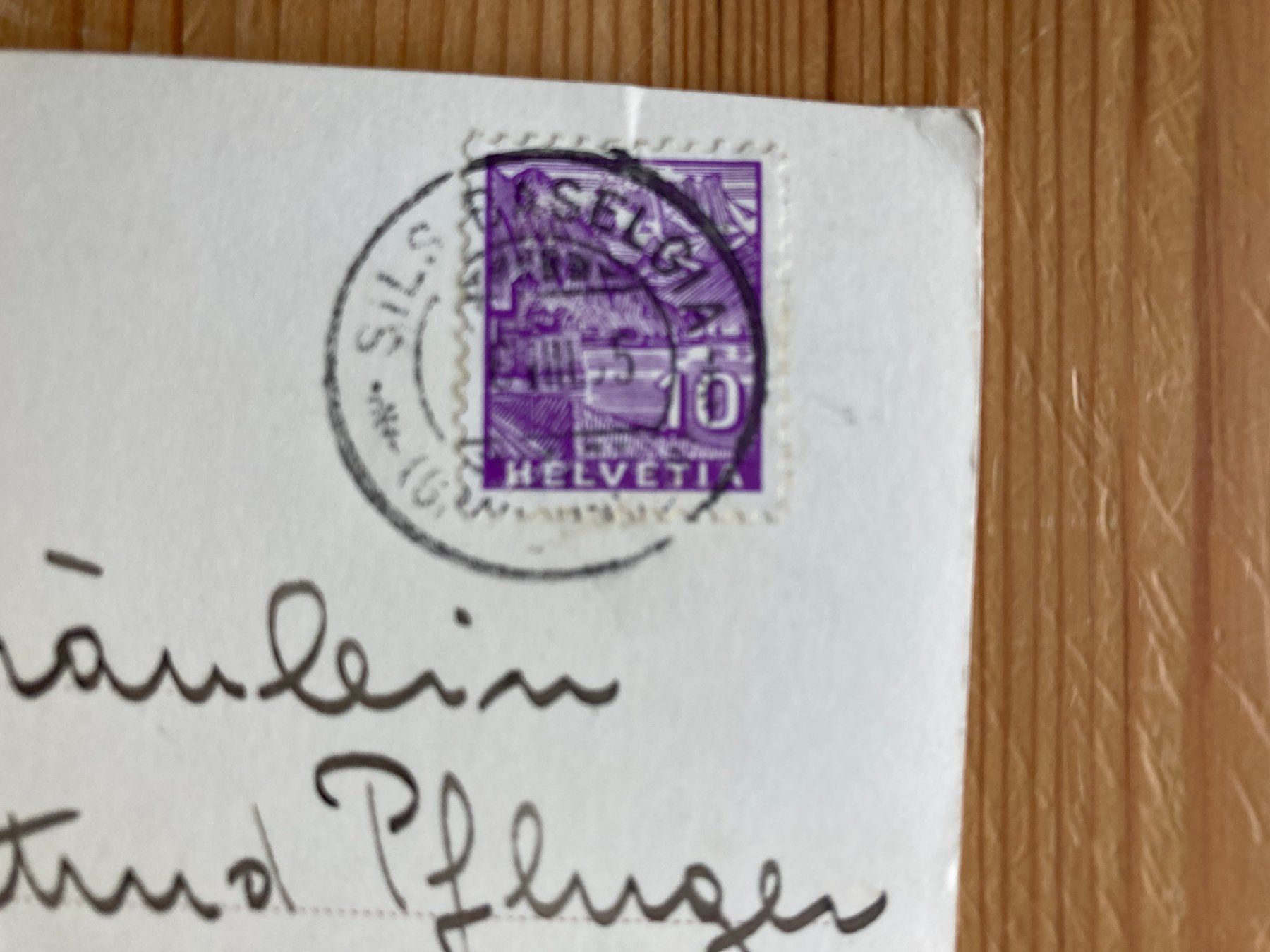 Cartoline postali: Soglio Bergell - AK 1935 – Usato da Oberuzwil venduto da Henri09 1