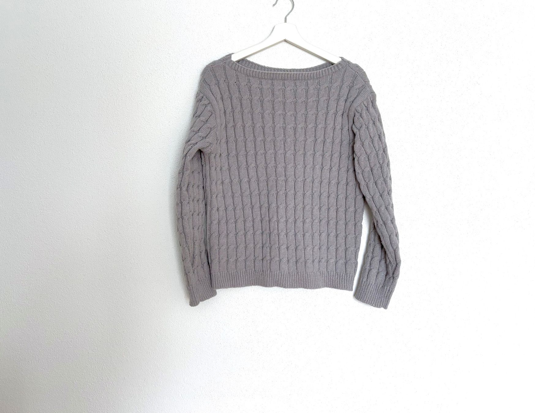 Pullover & Sweatshirts: Pulli Pullover Zopfmusterpullover, Gr. M, grau – Gebraucht aus Holzhäusern ZG von paula_w