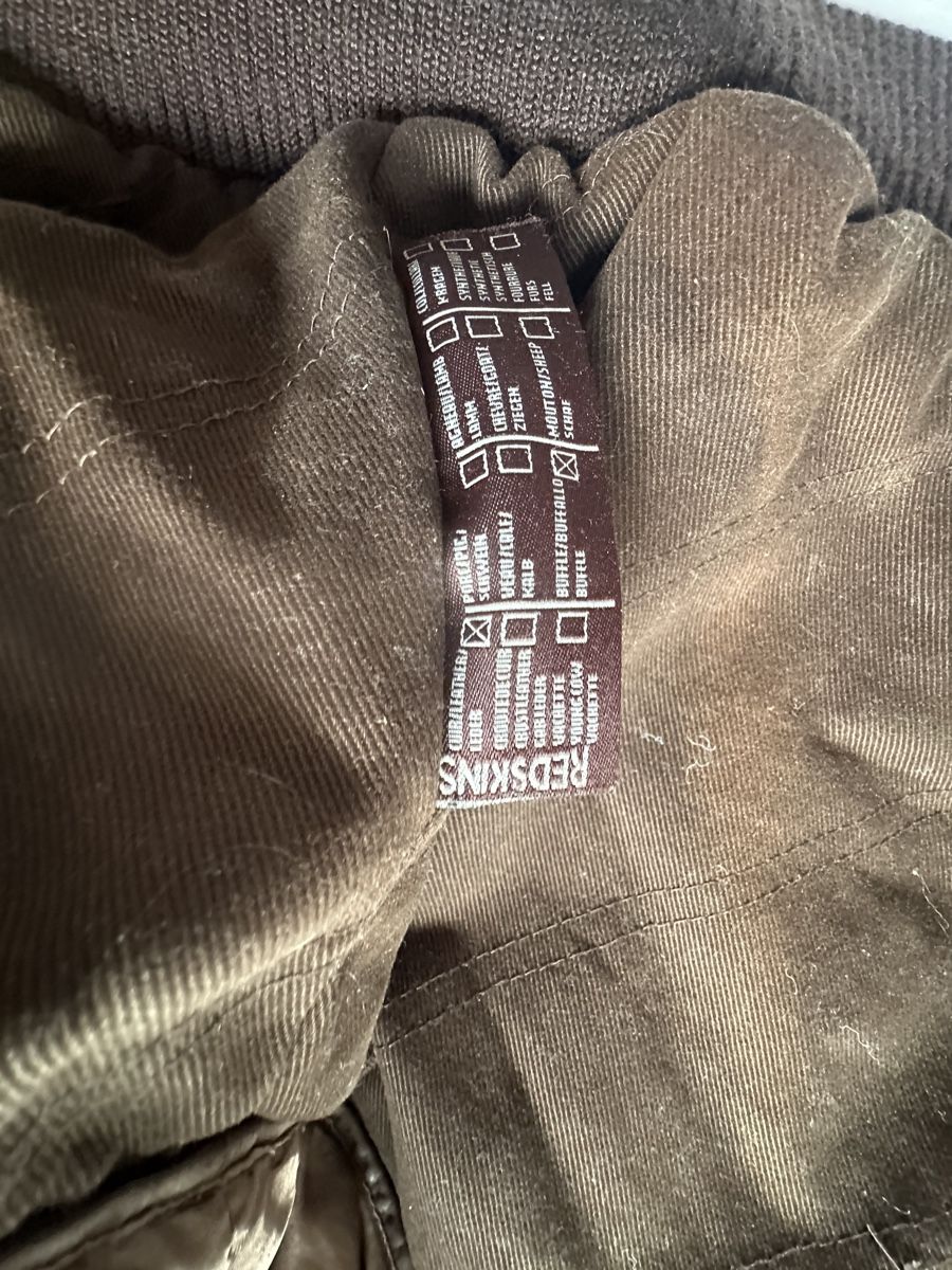 Redskins Giacche: Vintage Redskins Lederjacke Bomber Gr M braun – Usato da Bern venduto da estelle.lia 5