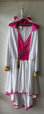 Einhornkostüm Damen mit Perrücke
