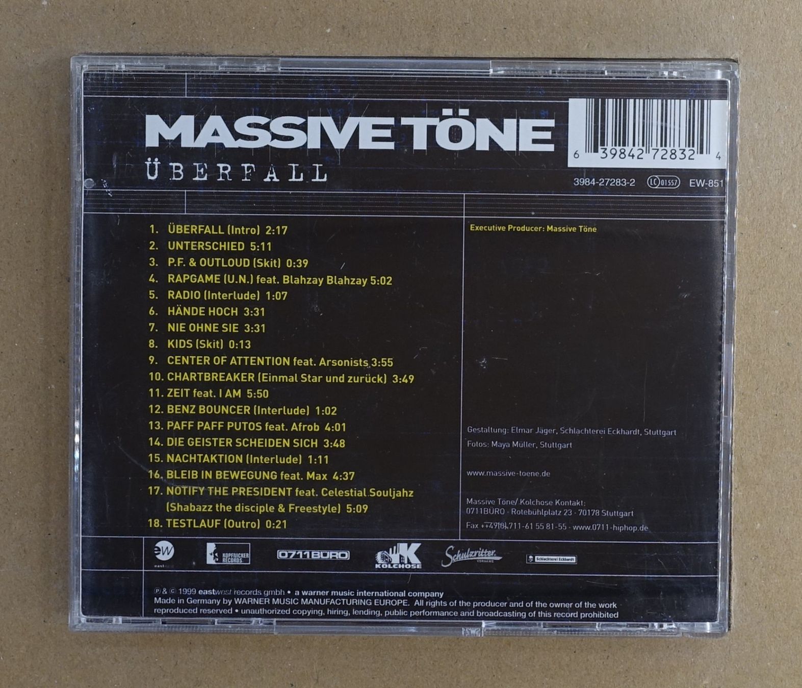 CD: Massive Töne – Überfall - T6 – Usato da Sessa venduto da discoverymedia 1