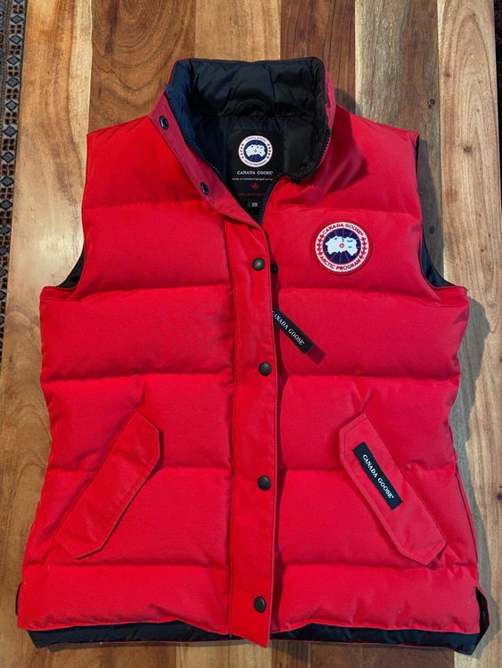 CANADA GOOSE WESTE VANIER ROT Gr.M | Kaufen auf Ricardo