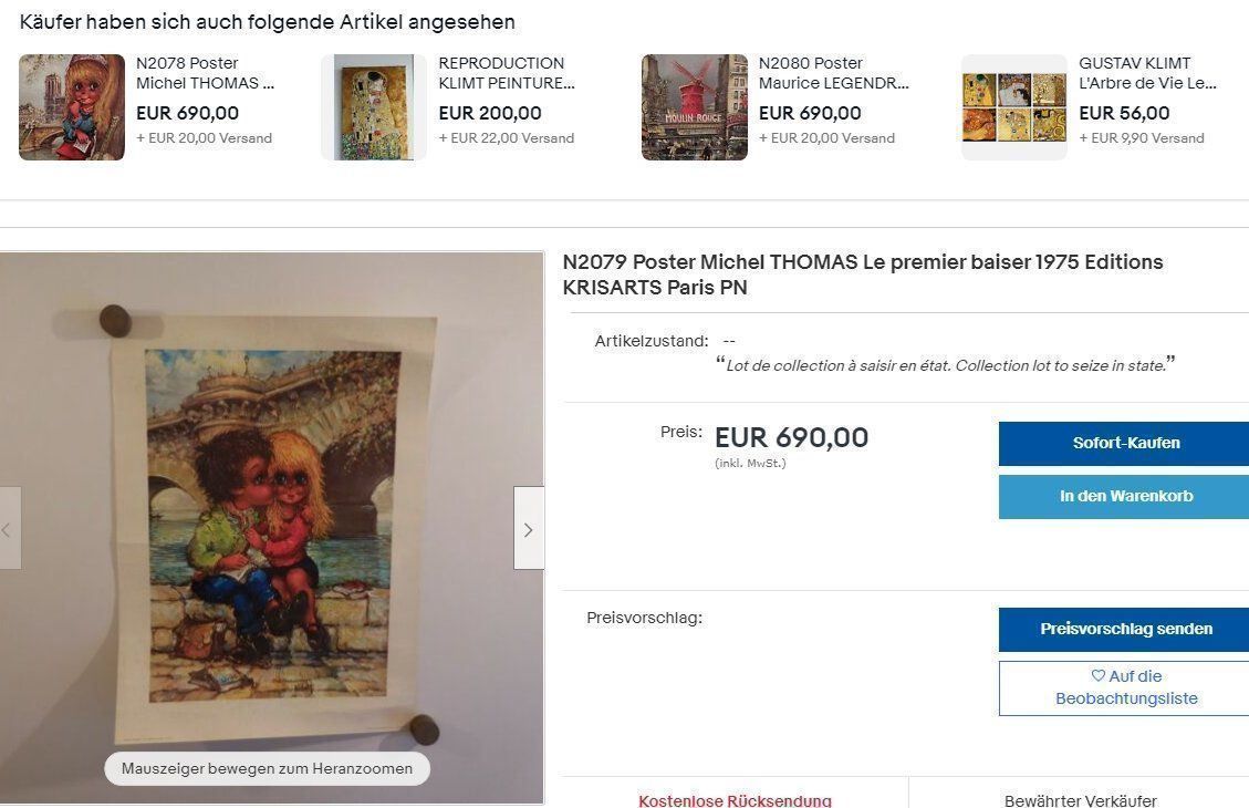 Foto & Immagini: Orginal Michalt T/ Poster / Mfh.Autogra. – Usato da Emmenbrücke venduto da Ulisse-22 2