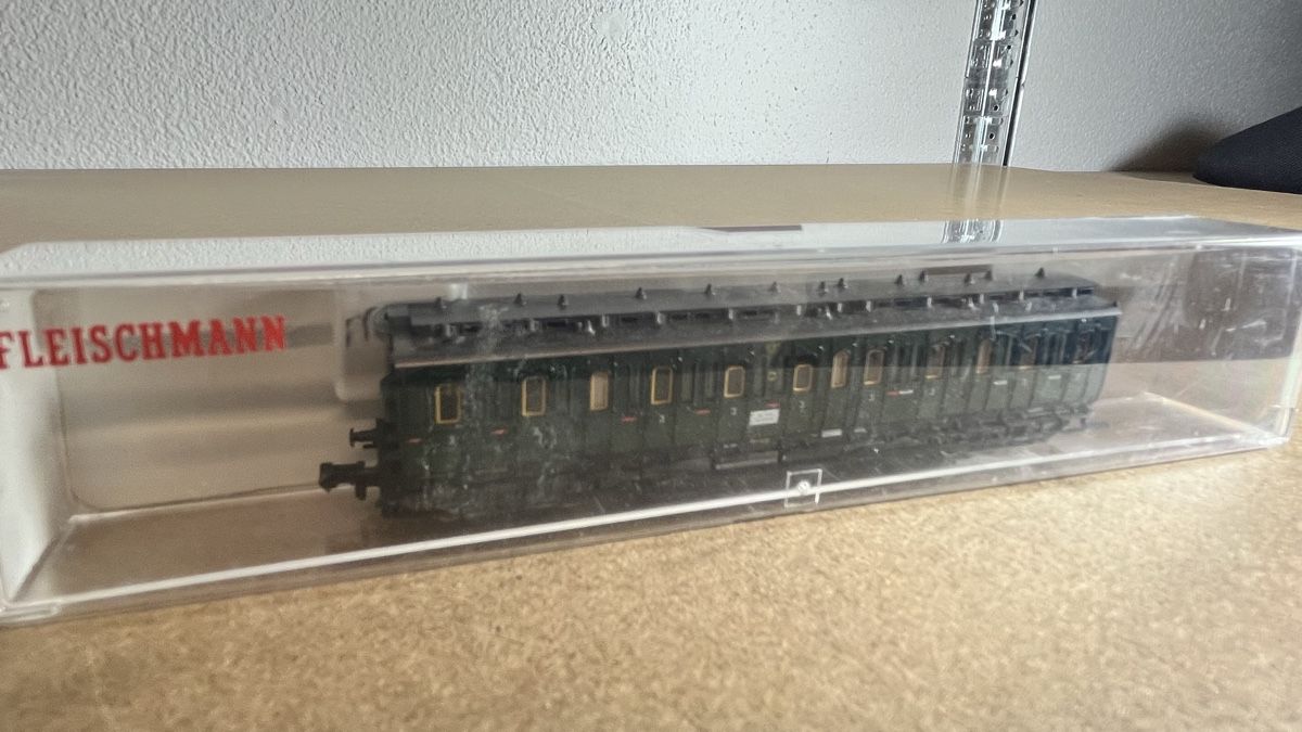 Fleischmann Modellini di ferrovie: Fleischmann 8087 Abteilwagen DRG Spur N – Nuovo (secondo la descrizione) da Windlach venduto da Kelebra 7