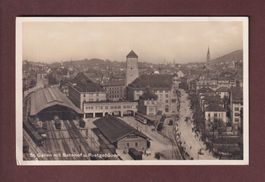 ST. GALLEN - Bahnhof - Postgebäude - 1927