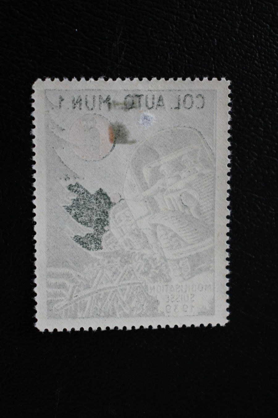 Alle Briefmarken: COL. AUTO. MUN. 1 MOBILISATION SUISSE 1939 – Gebraucht aus Wiedlisbach von Hrudolfo 1
