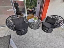 Rattanlounche