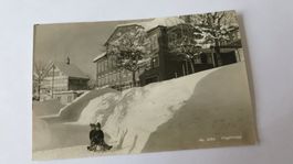 Vögelinsegg - Winter - Kinder auf Schlitten-Burckhardt Karte