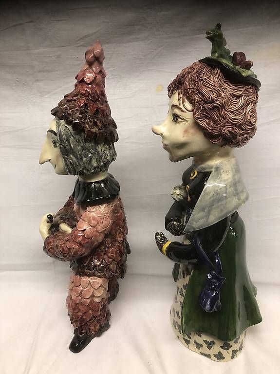 Statuette: 2 Figuren Basler Fasnacht – Usato da Bubendorf venduto da Mia111 3