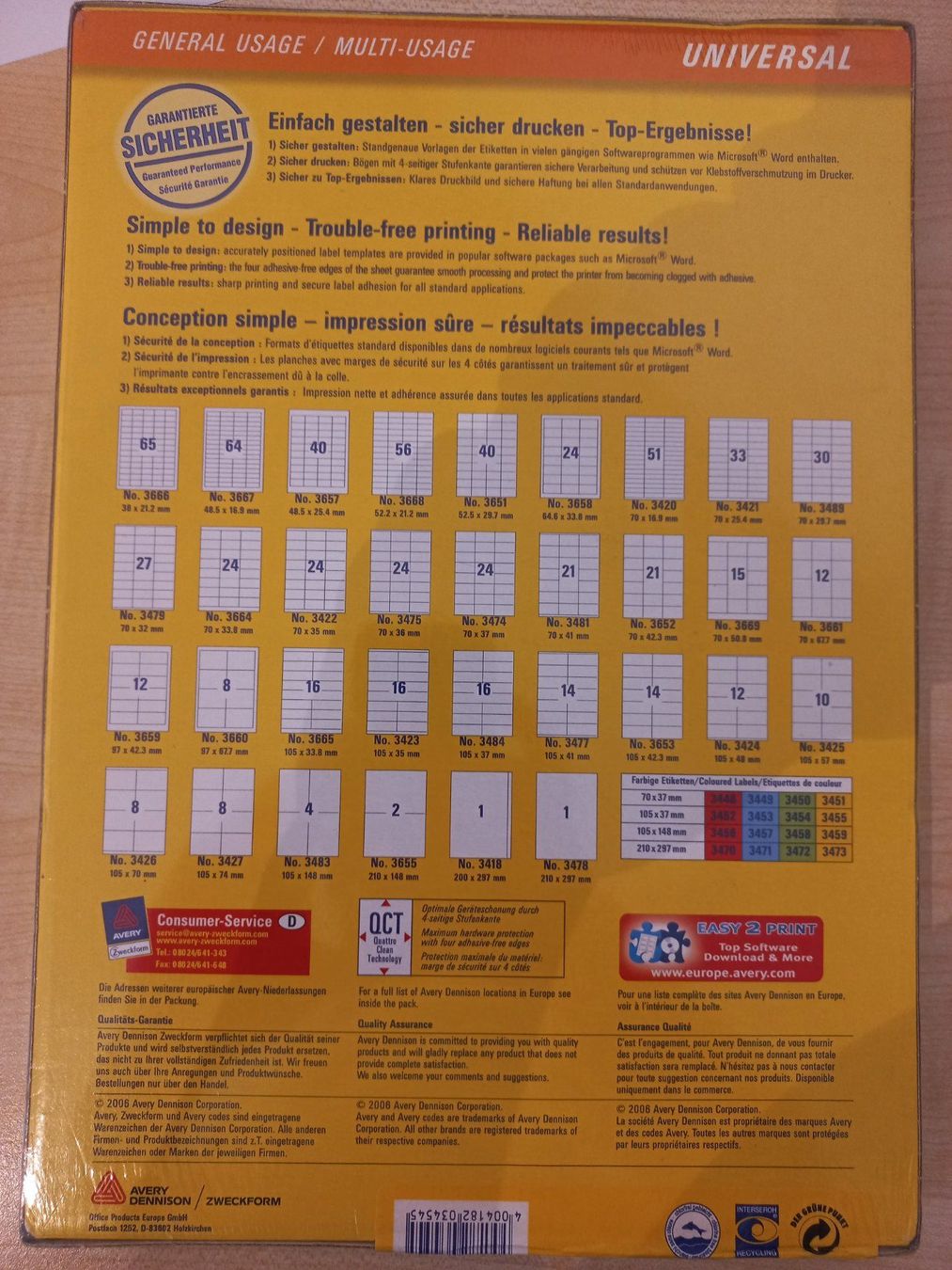 Avery Zweckform Sticker: ETIKETTEN GRÜN – Nuovo e nell'imballaggio originale da Rüthi (Rheintal) venduto da topseller2026 1