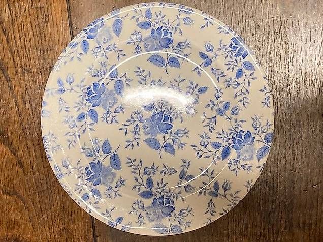 Piatti: 5 schöne Platzteller mit Blumen weiss-blau – Usato da St. Gallen venduto da jbr_q7tx 1