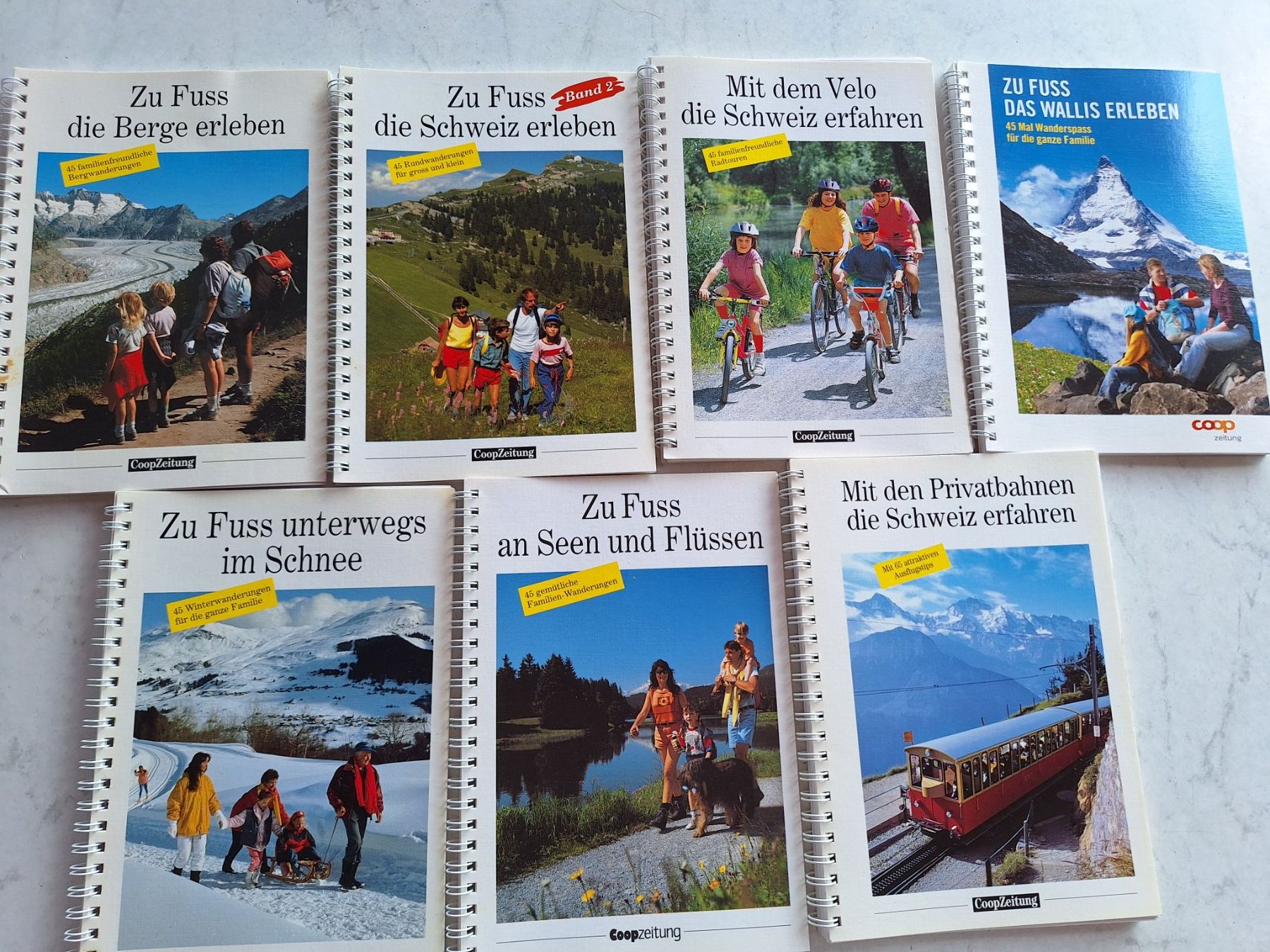 Libri: 7 STK WANDERBÜCHER – Usato da Huttwil venduto da Kunterbuntli