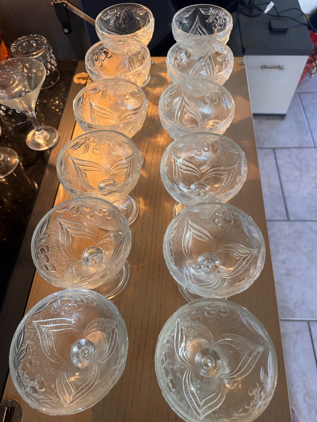 Bicchieri: 12 Coupes Gläser Dessertschalen – Usato da Windisch venduto da Trudi45 1