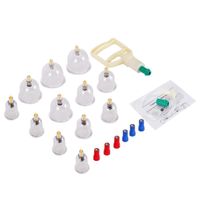 12 Schröpfen Vakuum Schröpfgläser Set