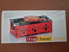 Kleiner Raclette-Ofen,  Kerzenbetrieb.