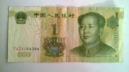Billet banque Chine 1 Yuan 1999 TBE