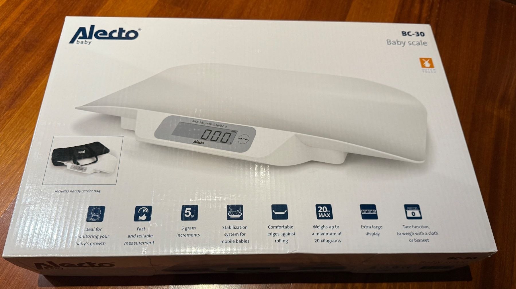 Altri prodotti & accessori per la cura del neonato: Pèse-Bébé Alecto / Electronic Baby Scale – Nuovo e nell'imballaggio originale da Mont-sur-Lausanne venduto da cit_8xct