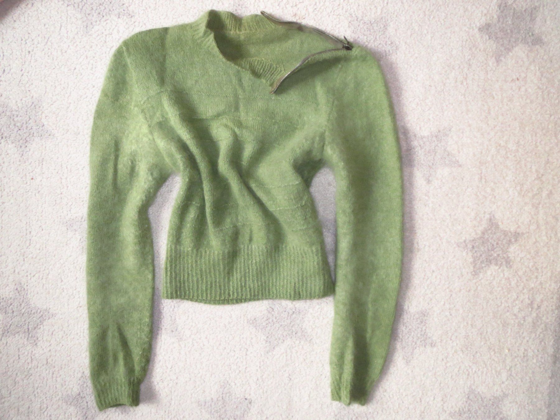 Pullover & Sweatshirts: stylisher Damen Pullover / Crop Top mit ANGORA – Gebraucht aus kiental von Anna3723 1
