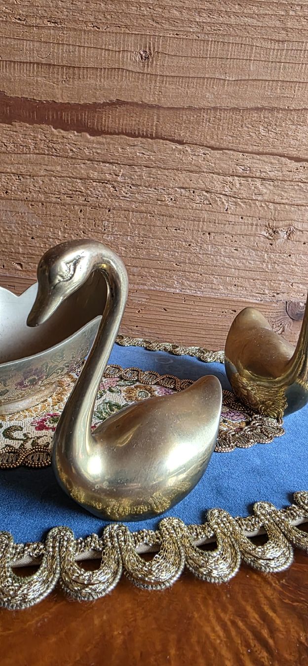 Skulpturen & Statuen: Sammlung Vintage Messing Schwäne – Gebraucht aus Wolfhalden von Nati-Nati 4