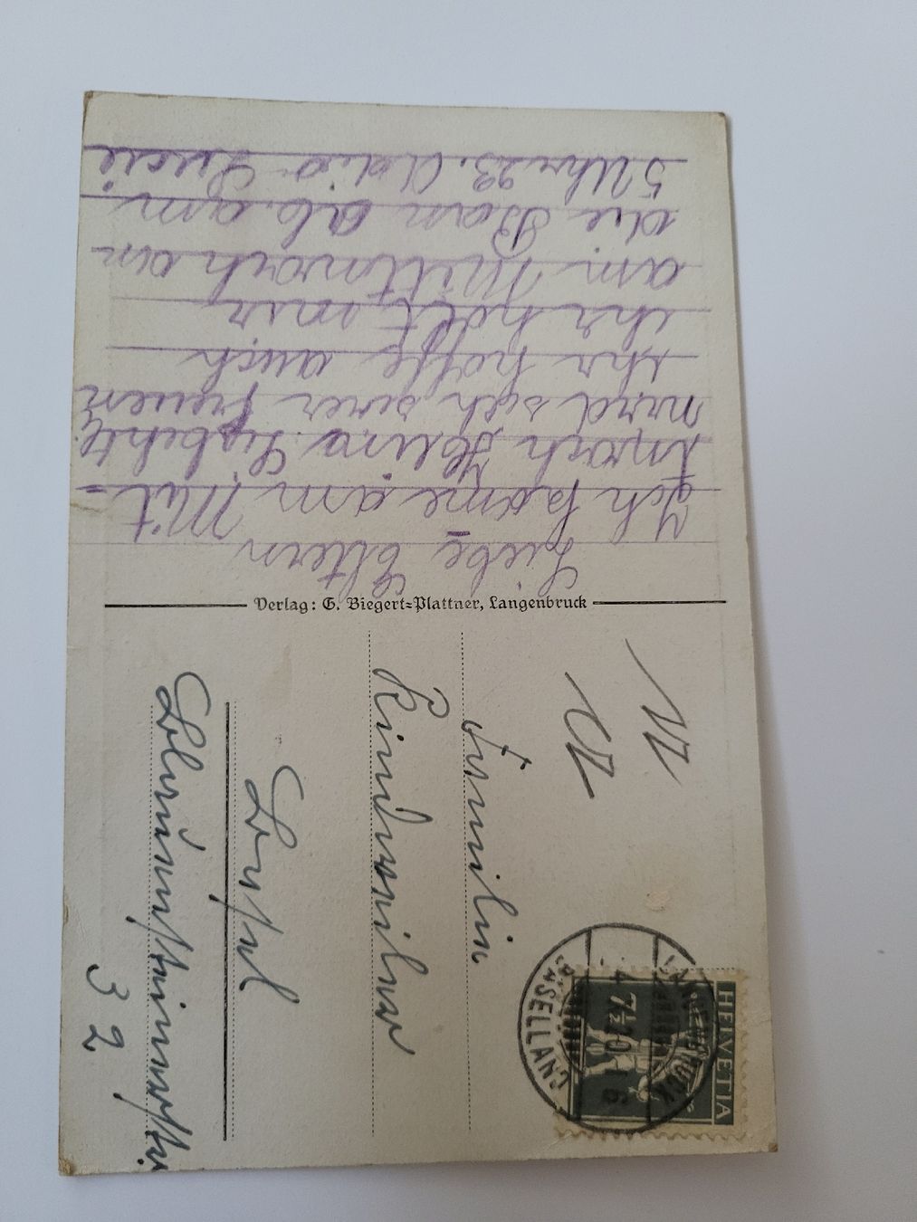 Cartoline postali: Ansichtskarte Langenbrück alte Aufnahme RN – Usato da nunningen venduto da mic_88k2 1