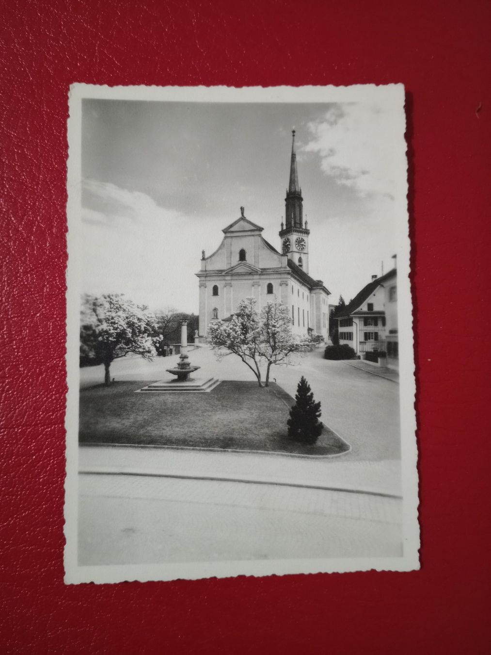 Cartes postales: Cham Zug Kirchbühl ca 1947 – D'occasion à Küttigen par Melisch1000
