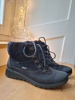 Winterschuhe gefüttert schwarz Gr. 38
